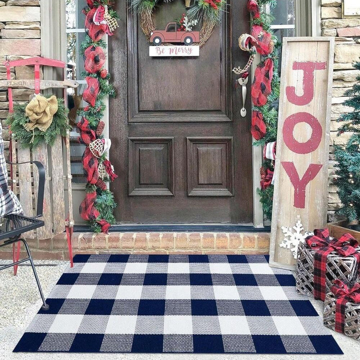Striped Outdoor Entry Mat