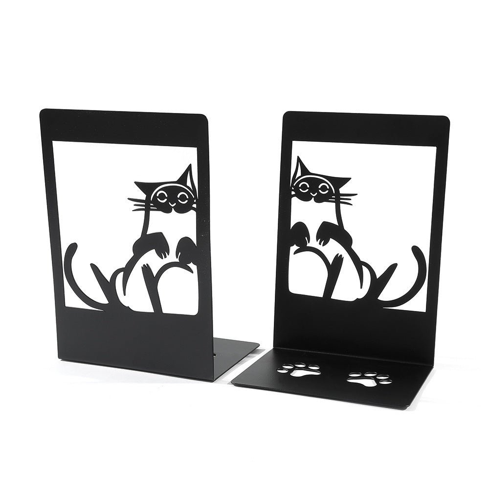 Cat-Themed Decorative Bookends