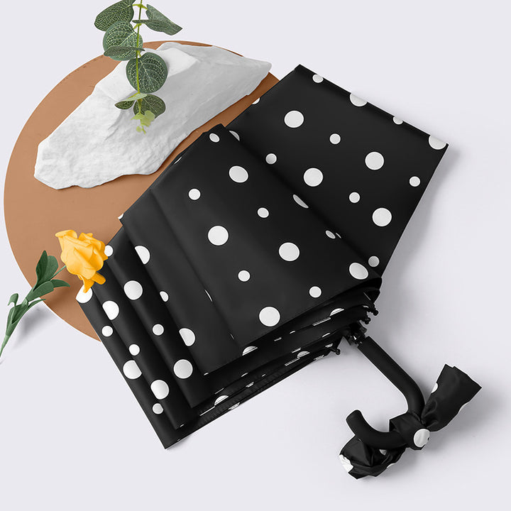 Ladies elegant and creative folding umbrella with heart design Kalsten