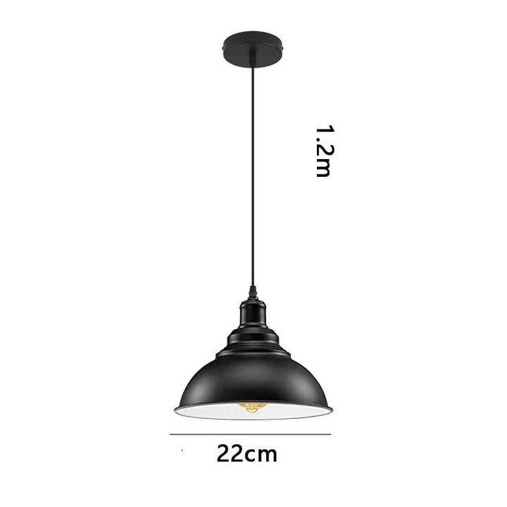 Industrial Dome Pendant Light