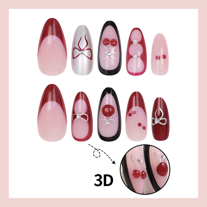 Artificial nail set with unique designs Kalsten