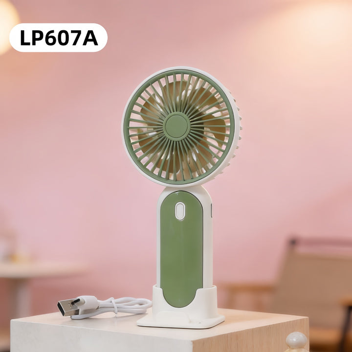 Women Portable USB Hand Fan with Flexible Stand Kalsten