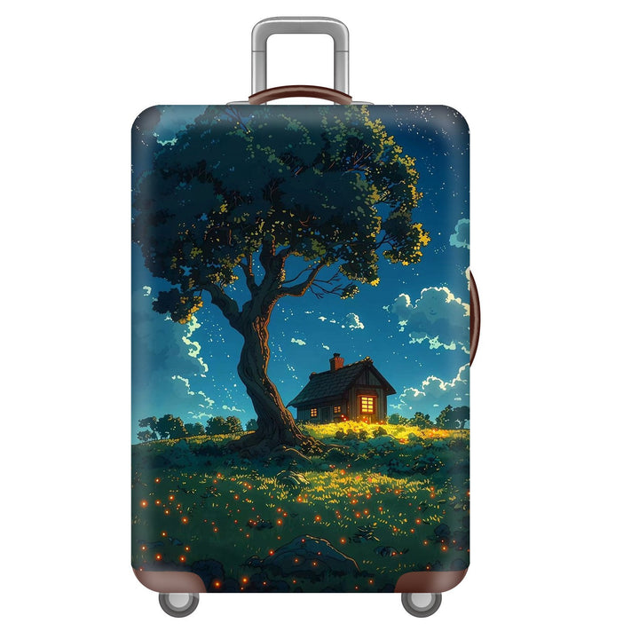 Unisex Hard Shell Suitcase with Inspiring Cityscape Kalsten