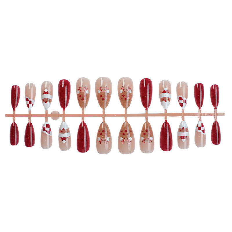 Festive Seasonal Press-On Nail Art Set