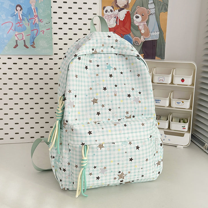 Cute Decorative Star-Embellished Backpack Kalsten
