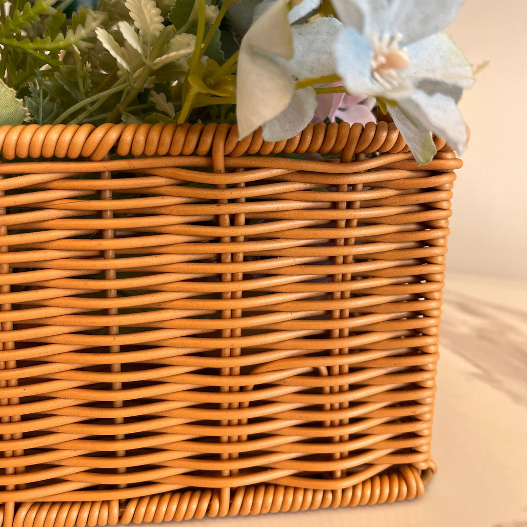 Handwoven Decorative Floral Basket Kalsten