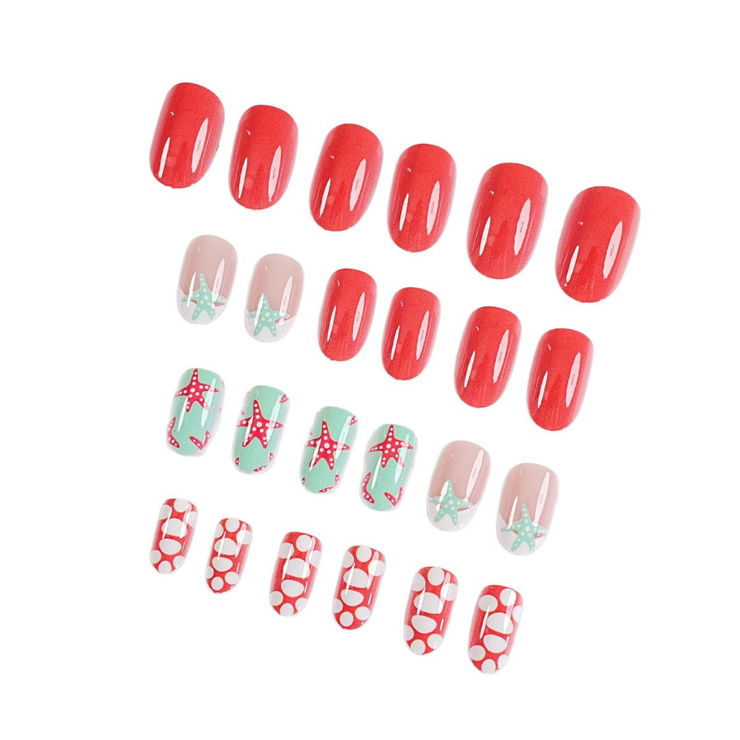 Premium Decorative Press-On Nail Art Set