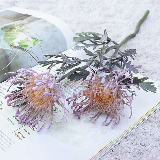 Faux Floral Chrysanthemum Arrangement