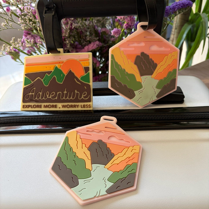 Adventure-Themed Silicone Luggage Tag Kalsten
