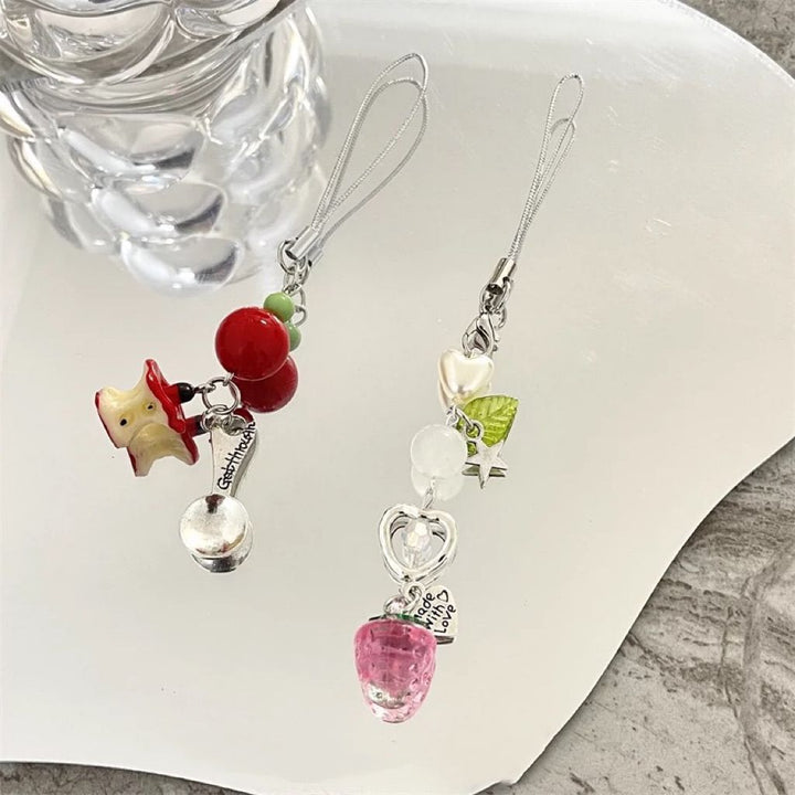 Decorative Fruit-Themed Charm Strap Kalsten