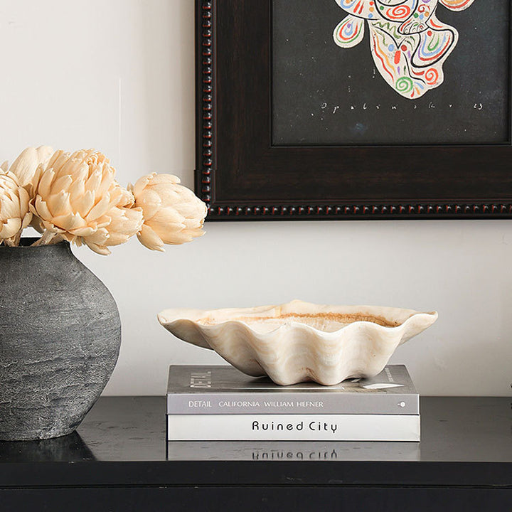 Elegant Shell-Inspired Centerpiece