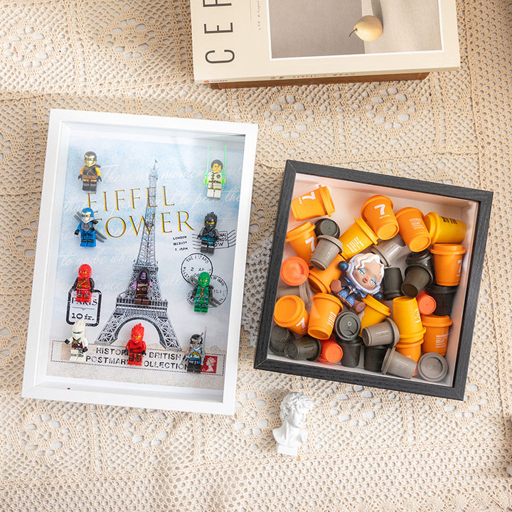 Vintage Floral Shadow Box Frame