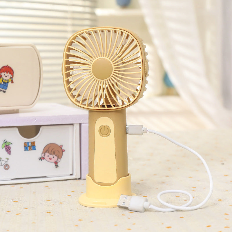 Women's Portable USB Hand Fan with Adjustable Tilt Angle Kalsten