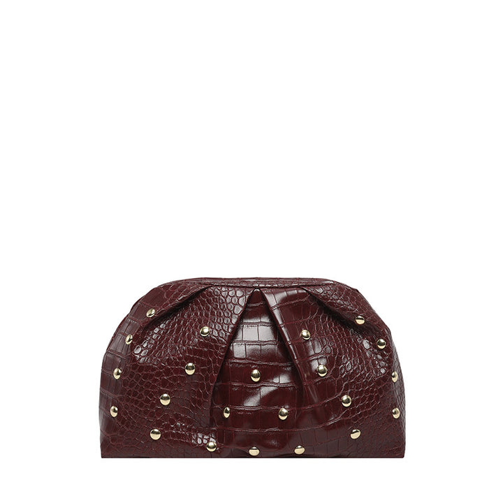 WoElegant Textured Crocodile Pattern Clutch Bag Kalsten