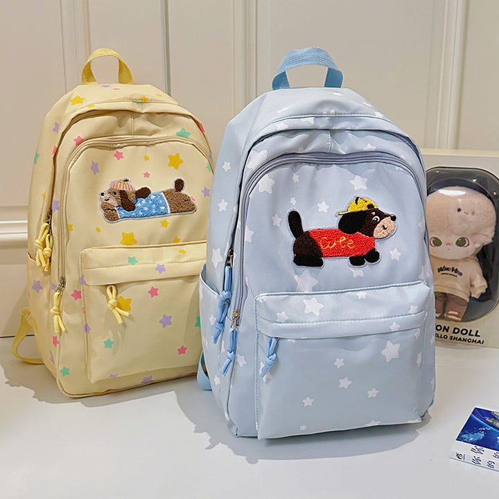 Cute Cartoon Dog-Themed Backpack