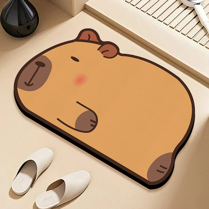 Cute Cartoon Character Bath Mat Decor