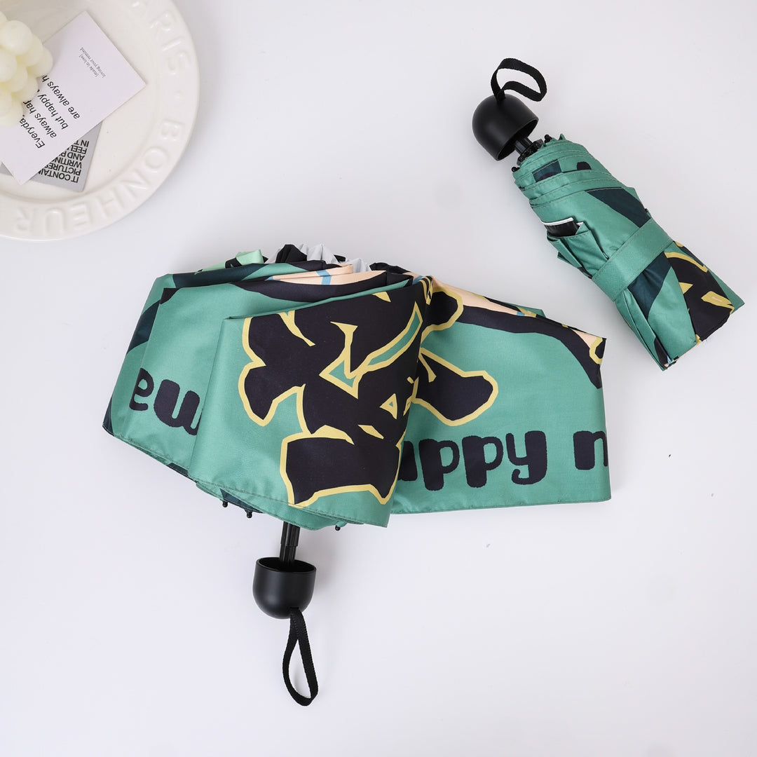Ladies innovative folding umbrella with unique graphic design Kalsten