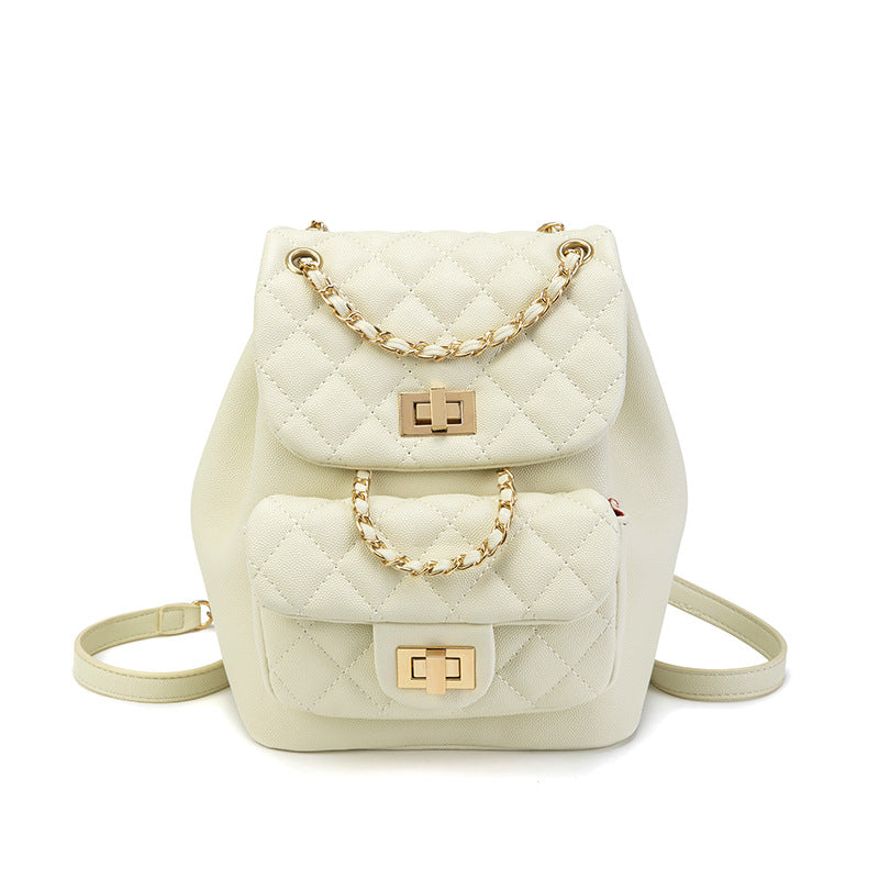 Chic Quilted Mini Backpack Purse