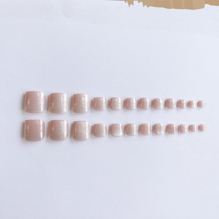 Artificial nails with glossy accents Kalsten
