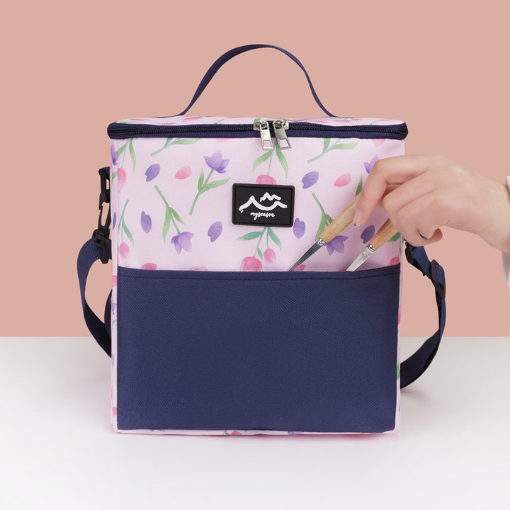Insulated Floral Print Lunch Box Cooler Kalsten