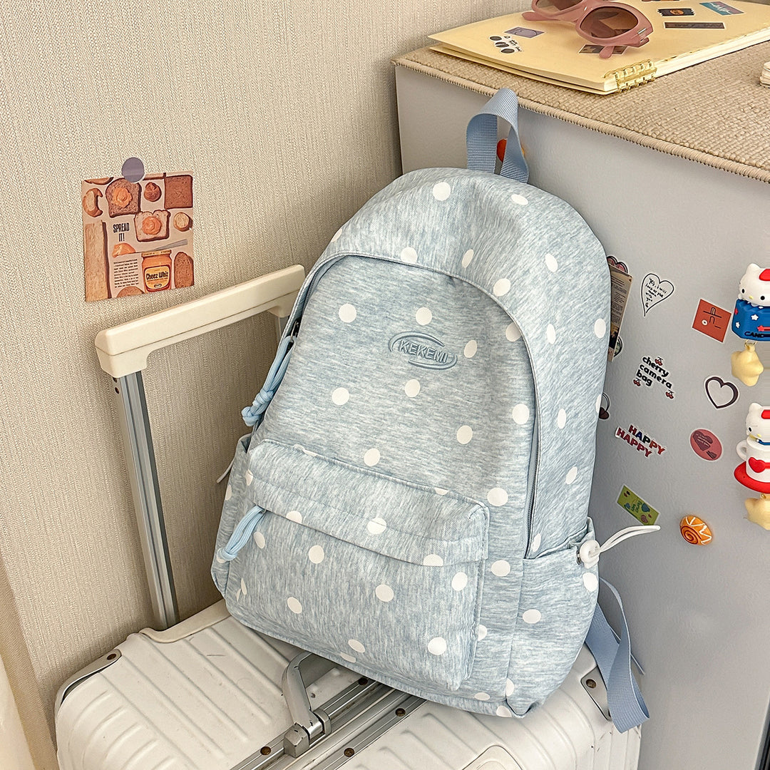 Cute Decorative Polka Dot Backpack Kalsten