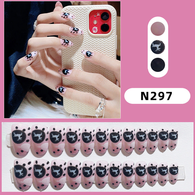 Artistic Animal-Themed Press-On Nails