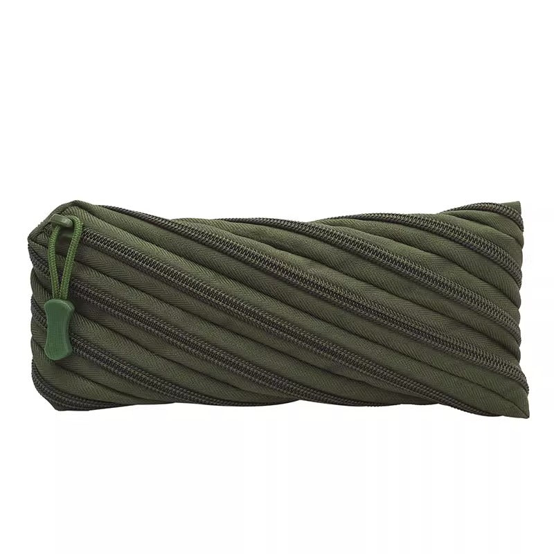 Stylish Canvas Zippered Pencil Case