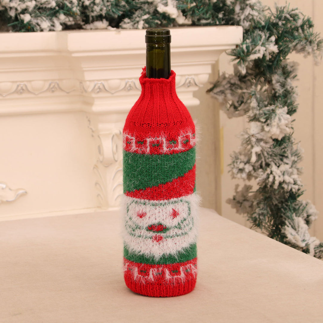 Festive Holiday Wine Bottle Cover Kalsten