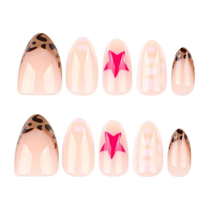 Artful nail art with cute motifs and glitter accents Kalsten