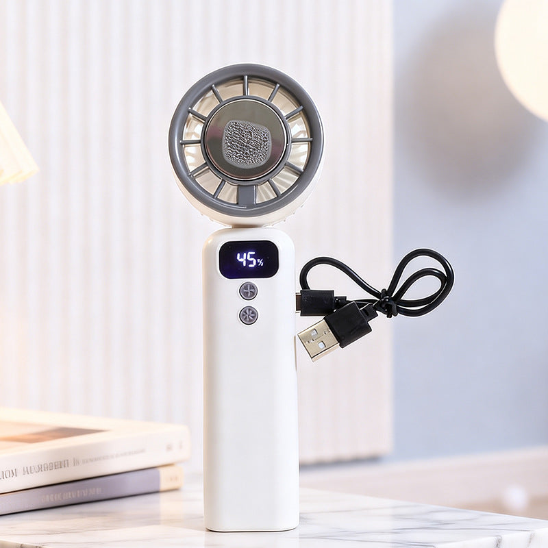 Women Portable Mini USB Fan with Digital Display Kalsten