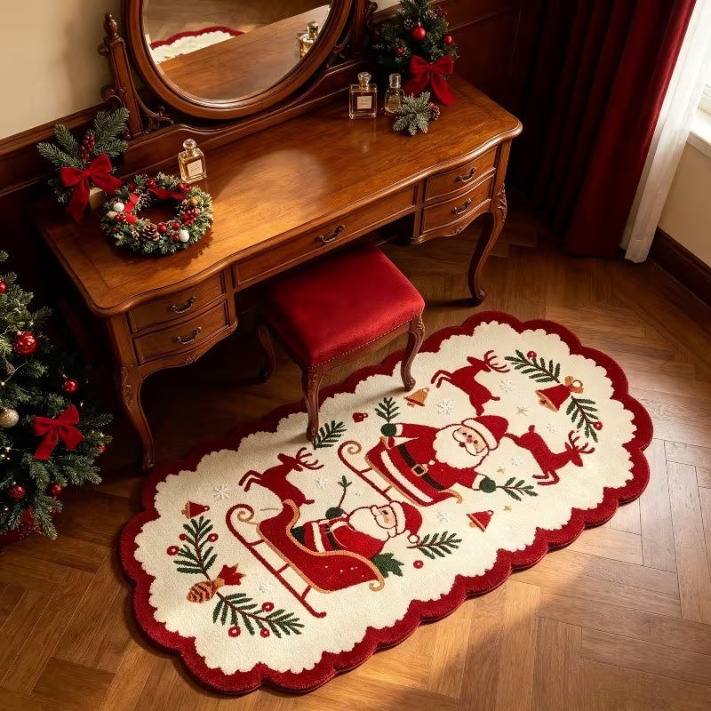 Winter-Themed Decorative Runner Rug