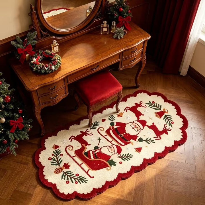 Winter-Themed Decorative Runner Rug