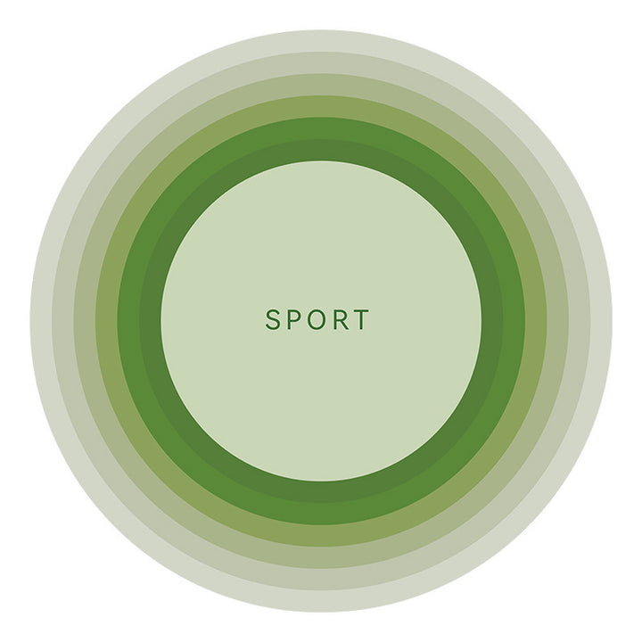 Abstract Sports-Themed Area Mat Kalsten