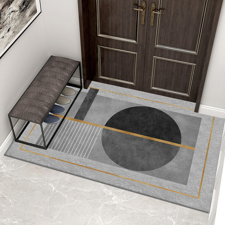 Stylish Geometric Entrance Mat for Home Entryway
