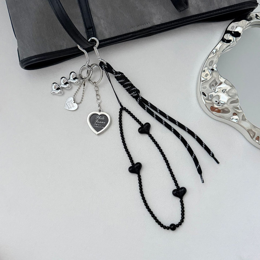 Elegant Heart Charm Keychain Kalsten