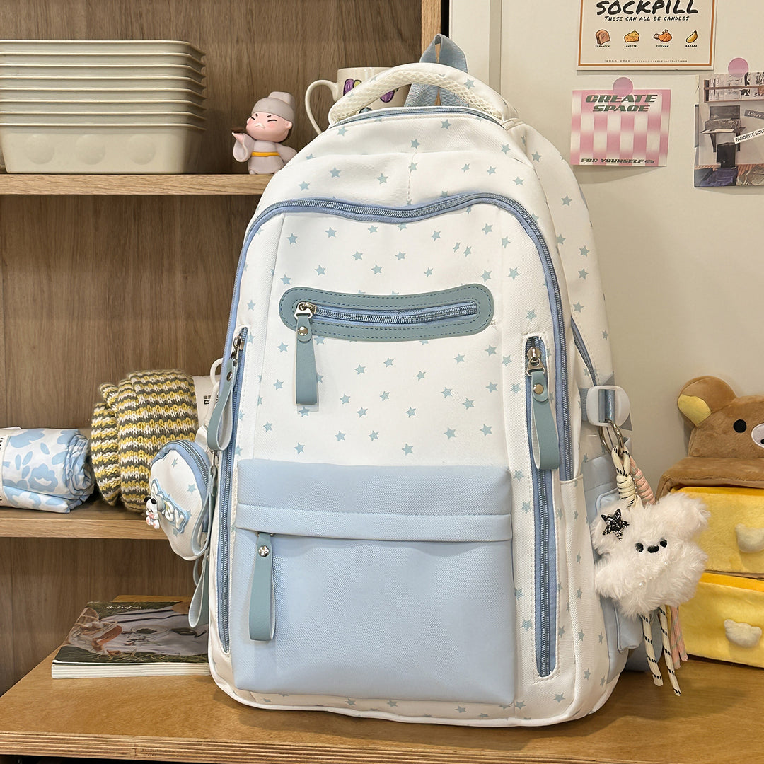 Stylish Star-Embellished Fashion Backpack Kalsten