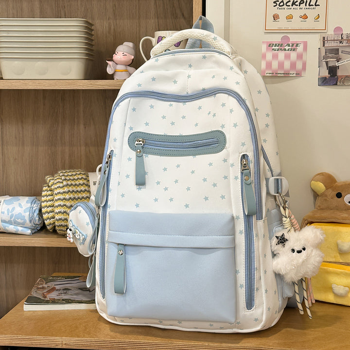 Stylish Star-Embellished Fashion Backpack Kalsten