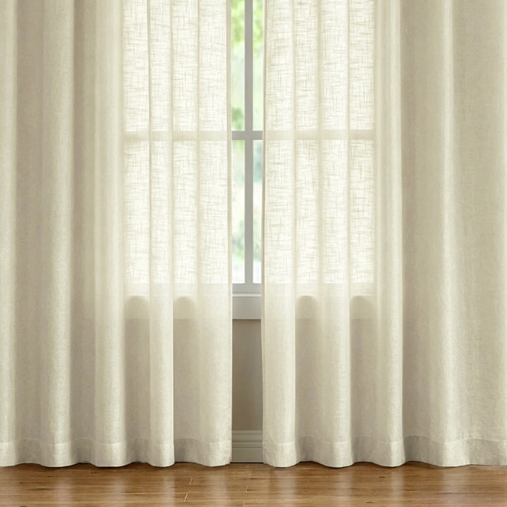 Sheer Linen Window Curtains Kalsten