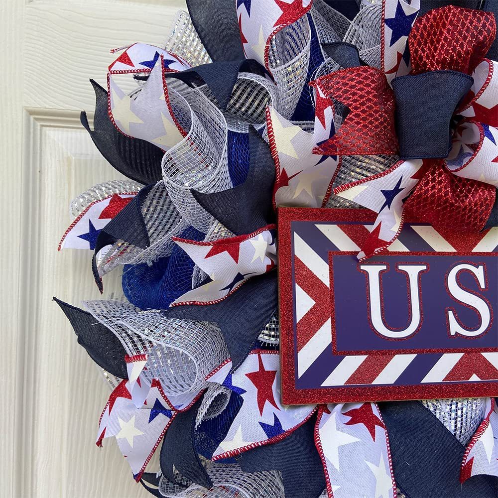 Festive Patriotic Wreath
