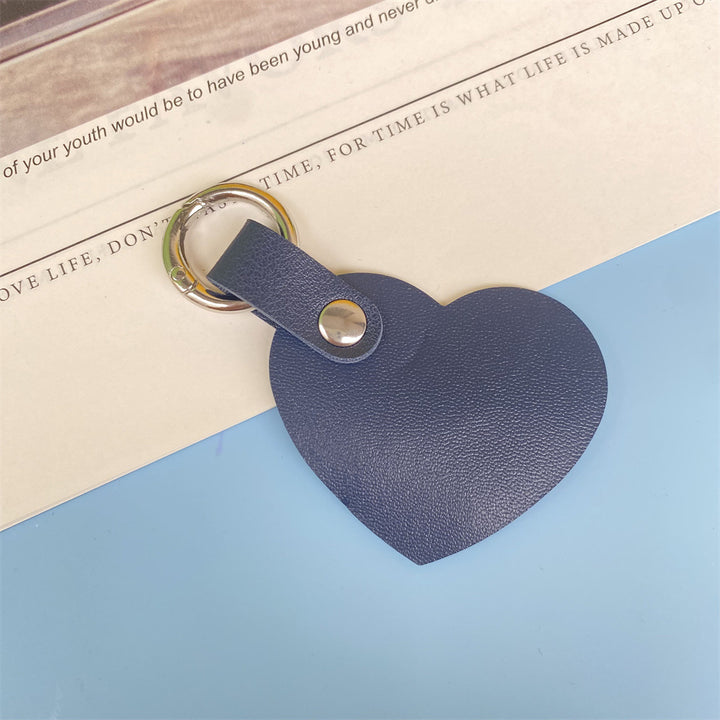 Premium Heart-Shaped Leather Keychain kalsten