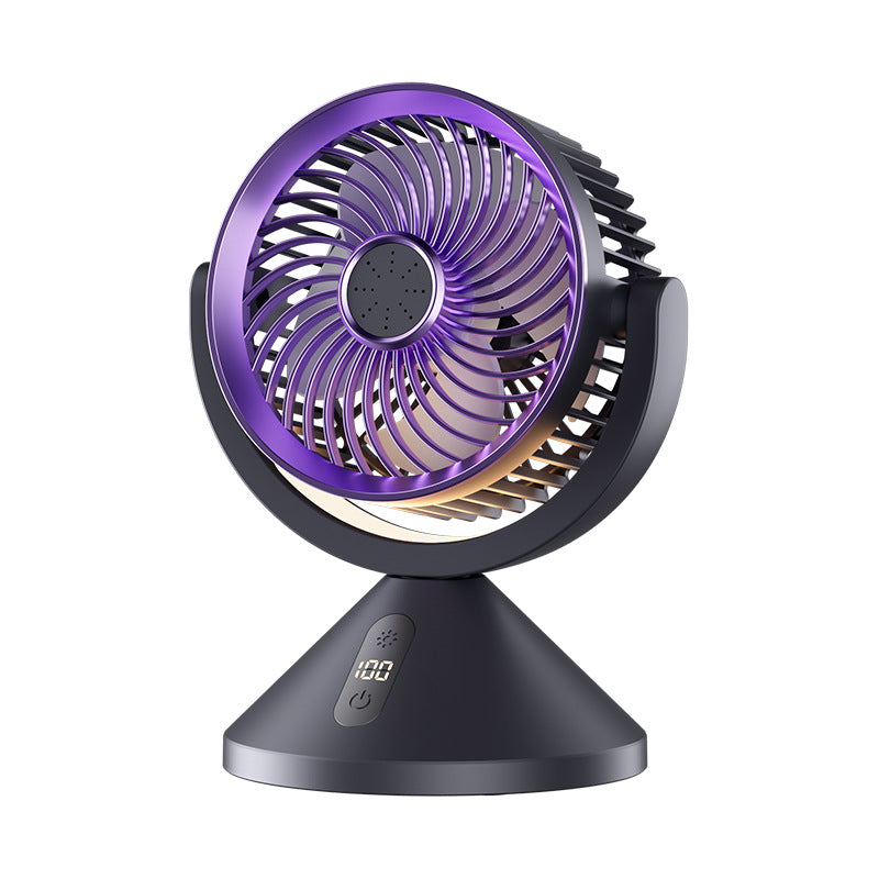 Tabletop Oscillating Fan with LED Light Kalsten