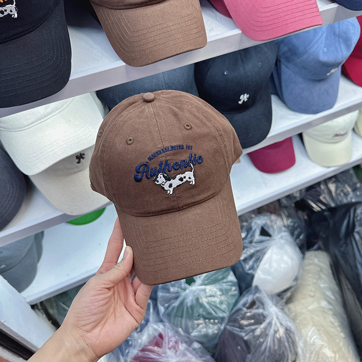 Women's Embroidered Cow Print Baseball Cap Kalsten