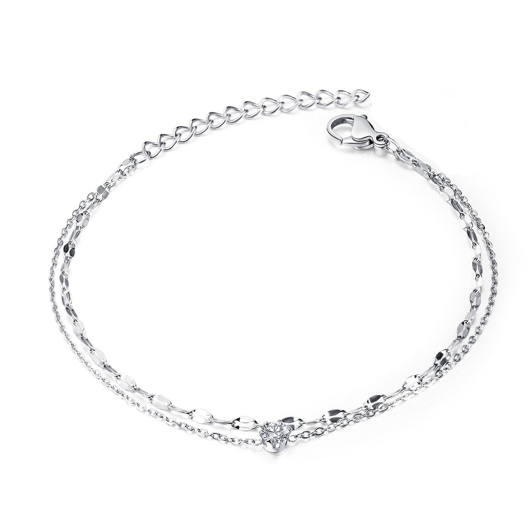 Dazzling Double Strand Anklet Kalsten