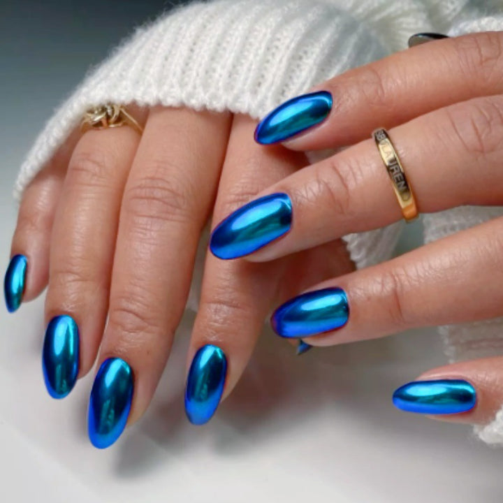 Premium Iridescent Press-On Nail Set Kalsten