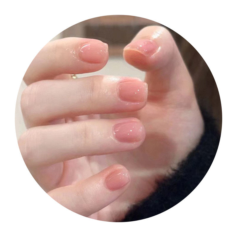 Glossy Almond-Shaped Press-On Nails Kalsten