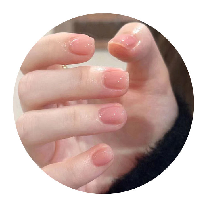 Glossy Almond-Shaped Press-On Nails Kalsten