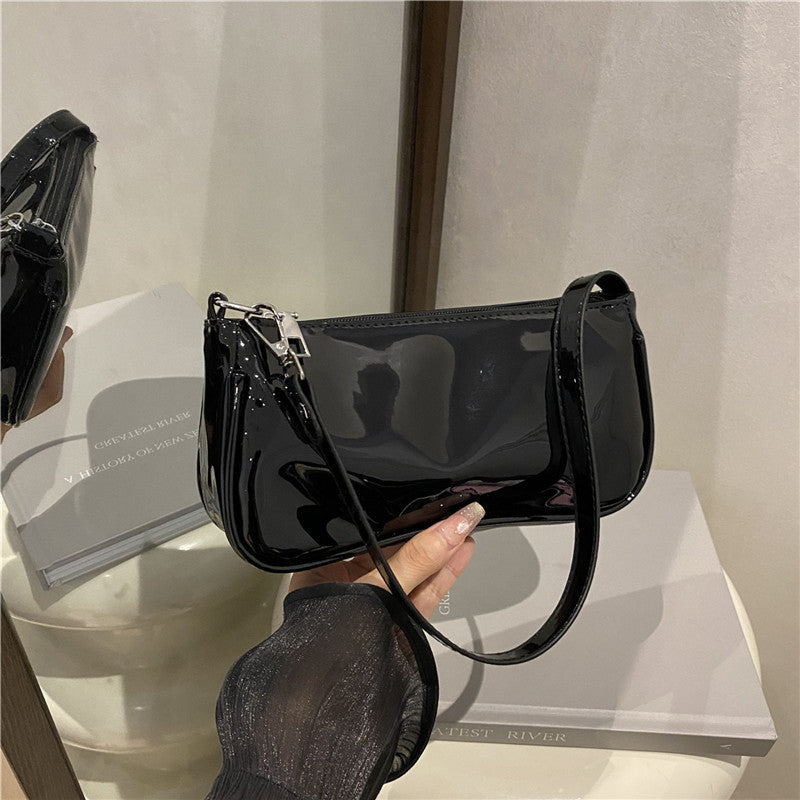 Elegant Patent Leather Clutch