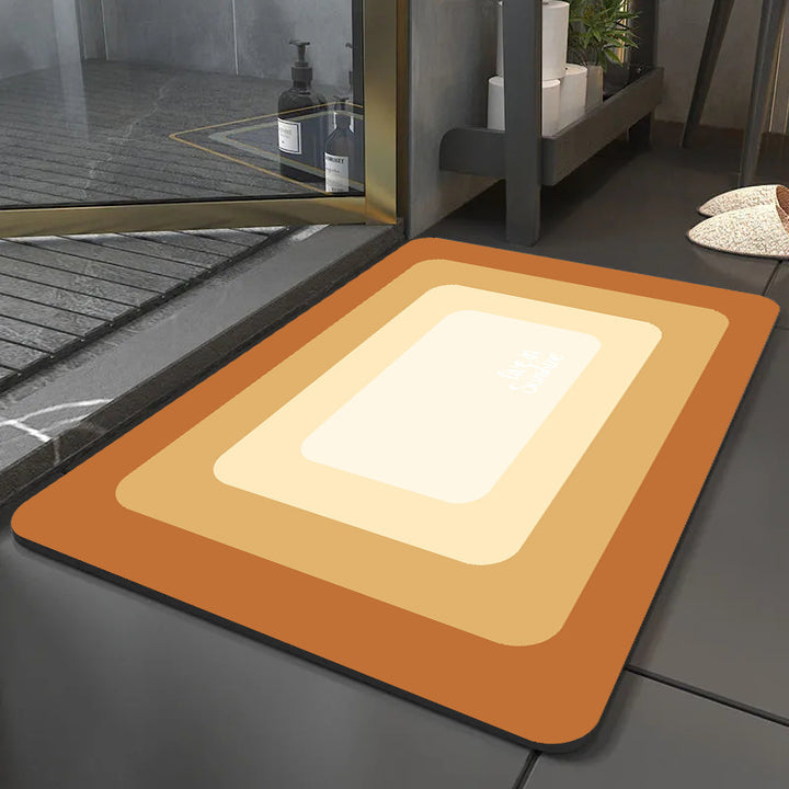 Modern Layered Bathroom Mat Kalsten