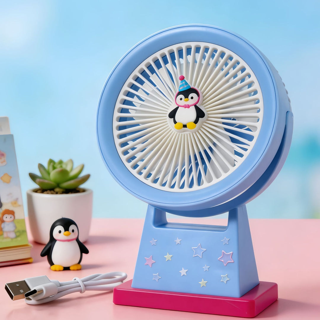 Ladies portable USB table fan with cute animal design Kalsten