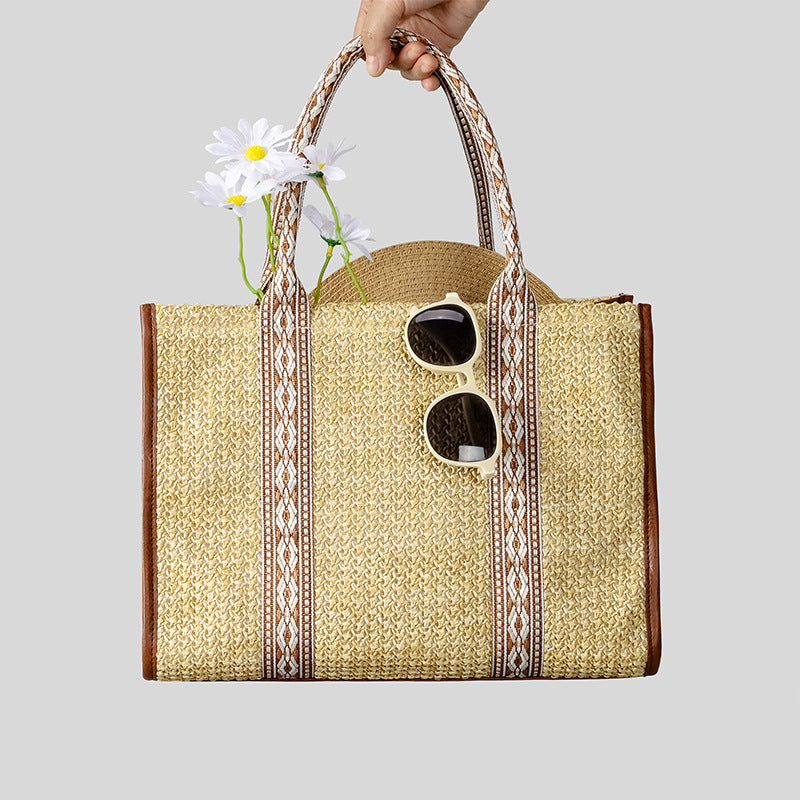 Artisan Woven Beach Tote